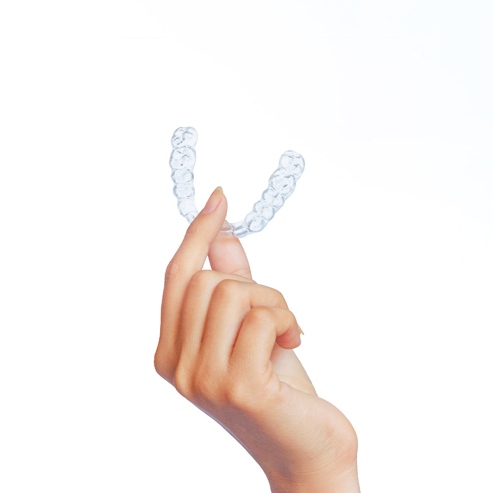 ALIGNERCO Custom Hybrid Night Guard for Protection Against Teeth Grinding/ Clenching/Bruxism and TMJ