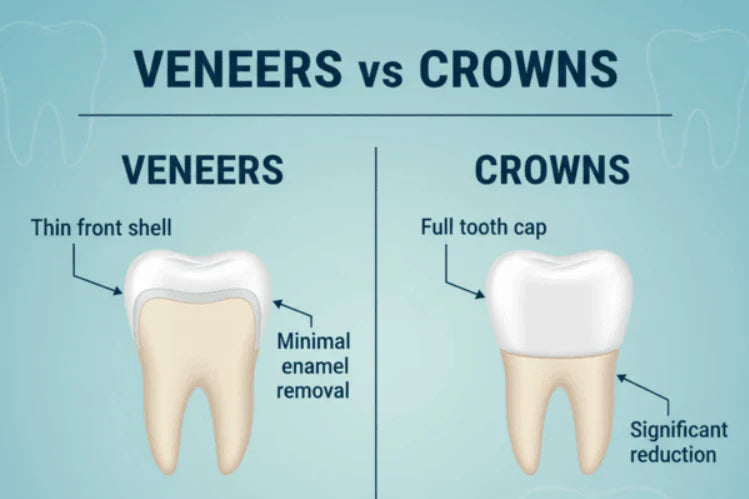 carillas vs. coronas