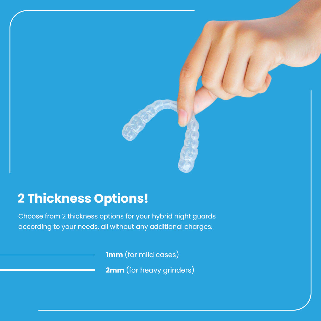 ALIGNERCO Hard Night Guard - Long-Lasting Protection for Nighttime Use Against Teeth Grinding/ Clenching/Bruxism and TMJ